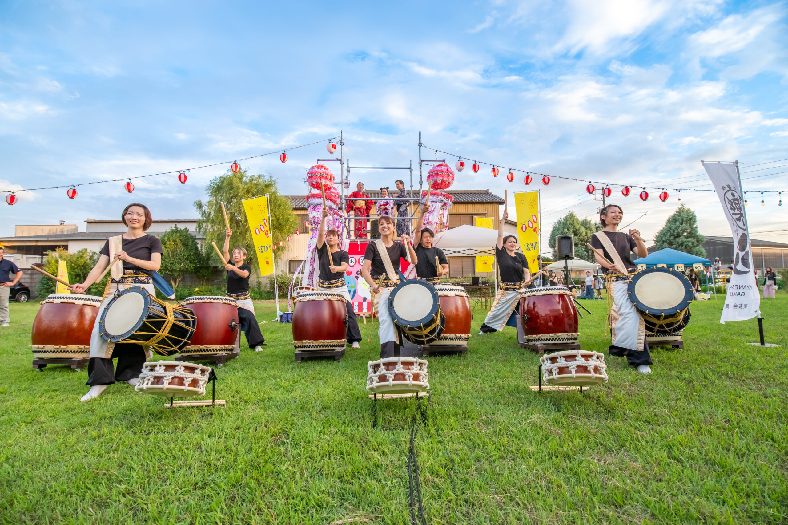 8/24「第2回 みんなの盆踊り」おやまのカフェ in チャイブ - 一宮の和